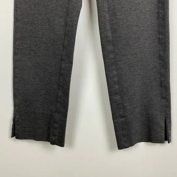 J. Jill Charcoal Grey Ponte Knit Classic Slim Straight Leg Trousers Size XS - Picture 4 of 10